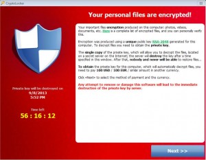 Faksimile: CryptoLocker